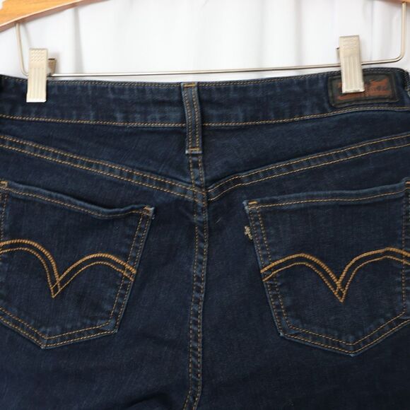 Levi's 535 Five Pocket Jean, Size 13M, Dark Wash, Short Rise, Skinny Leg - Picture 10 of 11